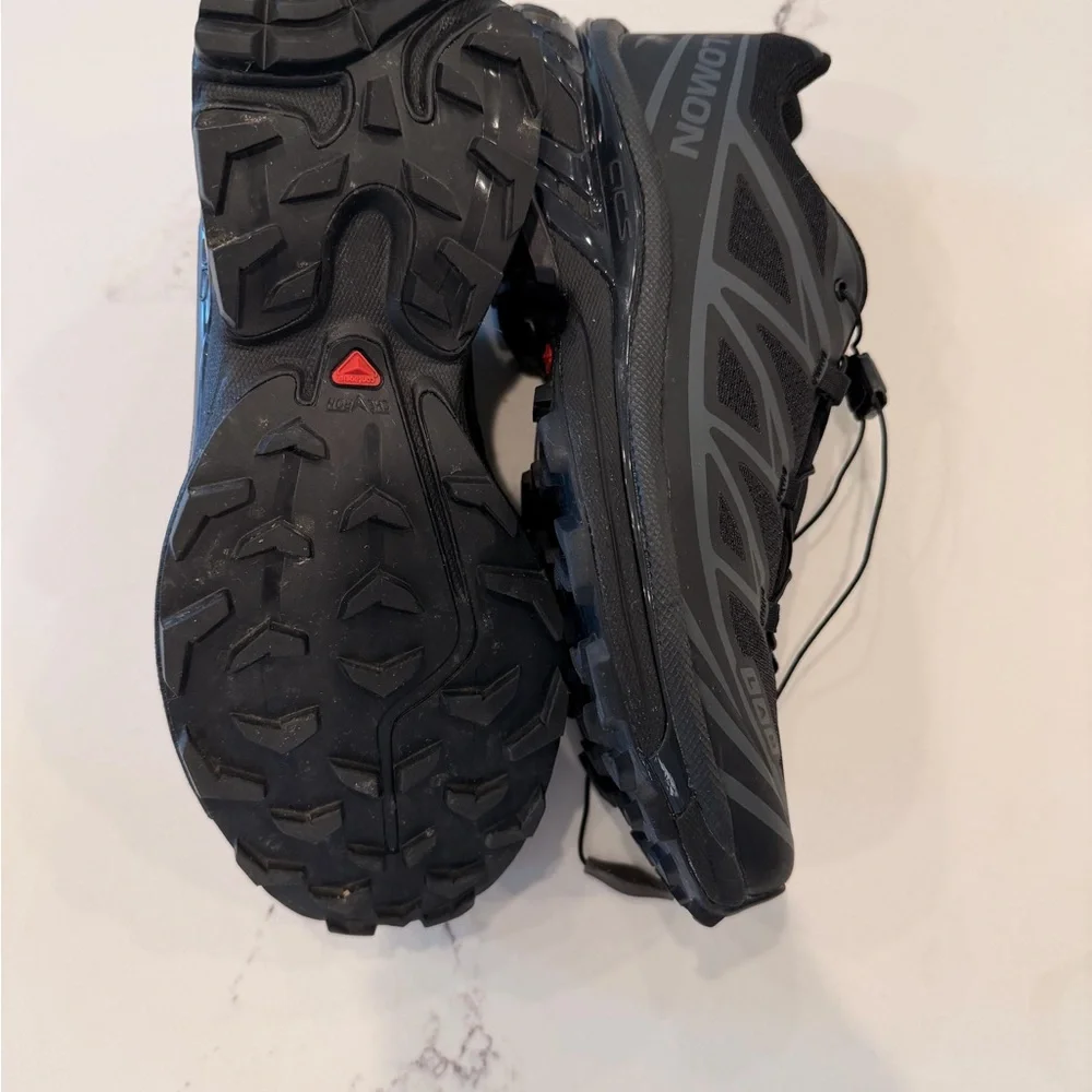 Salomon Black Athletic Trail Shoes - Picture 5 of 6